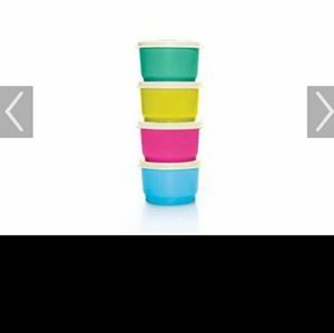 4pc snack cup set tupperware
